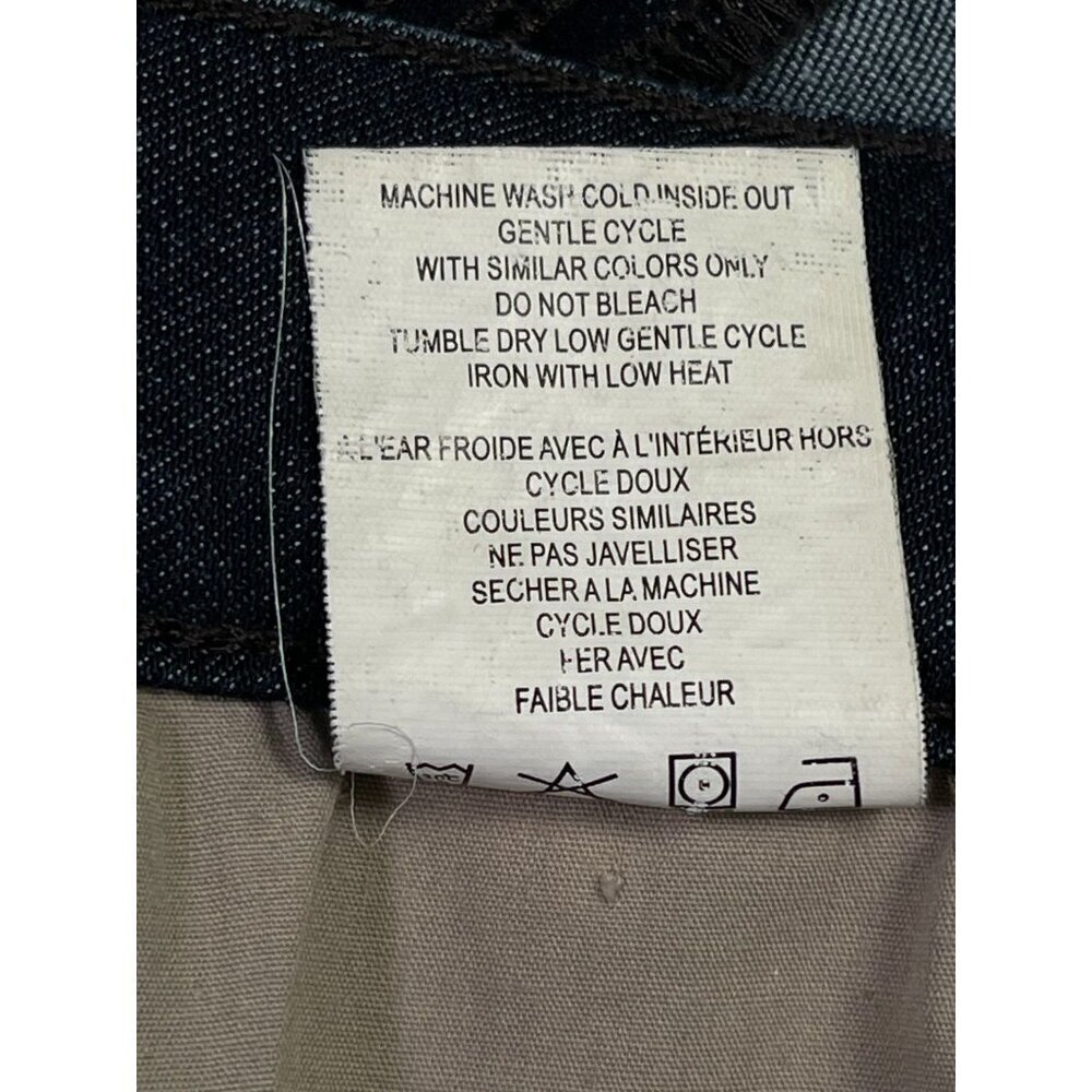 Level 99 Dark Wash Denim Stretch Jean Skirt Size 31 Anthropologie - Picture 7 of 9